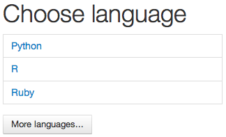 Choose language