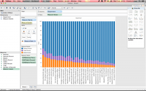 Tableau stacked bar